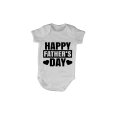 Happy Fathers Day - 2 Hearts - Baby Grow
