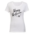 Happy Halloween - Bat - Ladies - T-Shirt