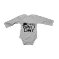 Happy Fathers Day - Crown - Baby Grow