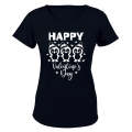 Happy Valentines Day - Penguins - Ladies - T-Shirt
