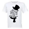 A Merry Little Christmas - Snowman - Kids T-Shirt