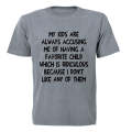 Having A Favorite Child - Adults - T-Shirt