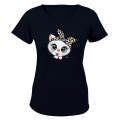 Headband Kitten - Ladies - T-Shirt