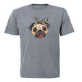 Headband Pug - Kids T-Shirt