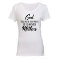 God Invented Mothers - Ladies - T-Shirt
