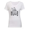 Hello Bunny - Easter - Ladies - T-Shirt