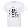 Here Fishy Fishy - Adults - T-Shirt