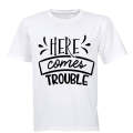 Here Comes Trouble! - Kids T-Shirt