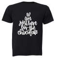 Here for the Chocolate - Easter - Kids T-Shirt