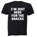 Here for the Snacks - Kids T-Shirt