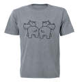 Hippos - Adults - T-Shirt