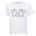 Hippos - Adults - T-Shirt