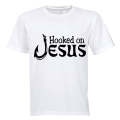 Hooked on Jesus - Adults - T-Shirt