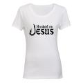 Hooked on Jesus - Ladies - T-Shirt