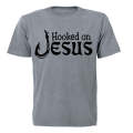 Hooked on Jesus - Adults - T-Shirt