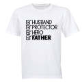 Husband. Protector - Adults - T-Shirt