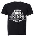 Husband - Father - King - Blessed Man - Adults - T-Shirt
