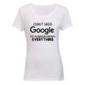 Husband Knows Everything - Ladies - T-Shirt