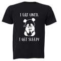 I Eat Until I Get Sleepy - Panda - Adults - T-Shirt