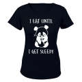 I Eat Until I Get Sleepy - Panda - Ladies - T-Shirt