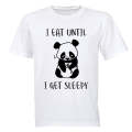 I Eat Until I Get Sleepy - Panda - Adults - T-Shirt