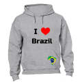 I Love Brazil - Hoodie