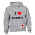 I Love England - Hoodie