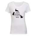I Was Normal 3 Cats Ago - Ladies - T-Shirt