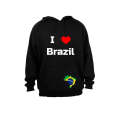 I Love Brazil - Hoodie