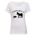 I don't give a... - Ladies - T-Shirt