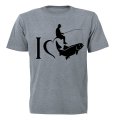 I Love Fishing - Adults - T-Shirt