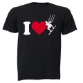 I Love Kite Surfing - Adults - T-Shirt