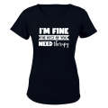 I'm Fine - Ladies - T-Shirt