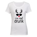 I'm Not Drunk - Christmas Reindeer - Ladies - T-Shirt
