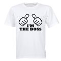 I'm The Boss - Thumbs - Kids T-Shirt