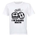 I'm Doing Math - Weight Plates - Adults - T-Shirt