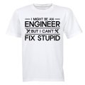 I Might Be An Engineer, But - Adults - T-Shirt