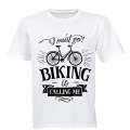 I Must Go - Biking is Calling Me - Kids T-Shirt