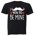 I Mustache You To Be Mine - Valentine - Kids T-Shirt