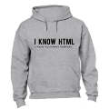 I Know HTML - How To Meet Ladies - Hoodie