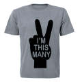 I'm this many - TWO! - Kids T-Shirt