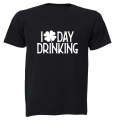 Irish Day Drinking - St. Patrick's Day - Adults - T-Shirt