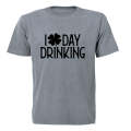 Irish Day Drinking - St. Patrick's Day - Adults - T-Shirt