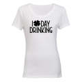Irish Day Drinking - St. Patrick's Day - Ladies - T-Shirt