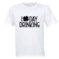 Irish Day Drinking - St. Patrick's Day - Adults - T-Shirt