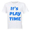 It's Play Time - Blue - Kids T-Shirt