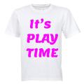 It's Play Time - Pink - Kids T-Shirt