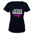 Jesus Drank Wine - Ladies - T-Shirt