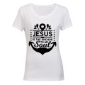 Jesus is the Anchor to my Soul - Ladies - T-Shirt