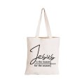 Jesus is the Reason - Eco-Cotton Natural Fibre Bag